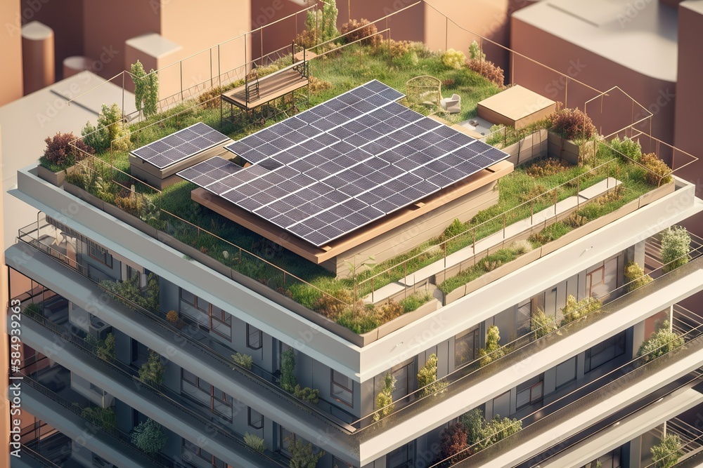 Les toitures végétalisées et solarisées encouragées par la législation